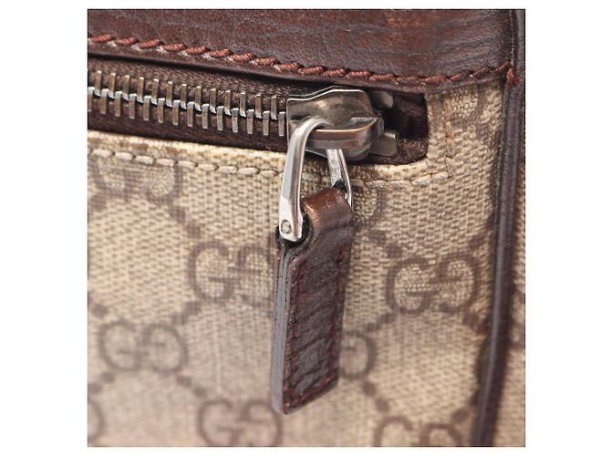 Gucci GG Plus Schultertasche Braun Beige - Ansicht 7