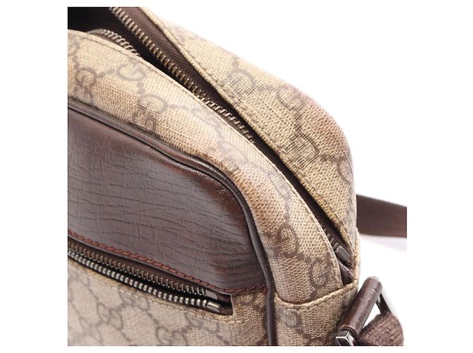 Gucci GG Plus Schultertasche Braun Beige - Ansicht 8