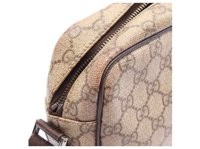 Gucci GG Plus Schultertasche Braun Beige - Ansicht 9