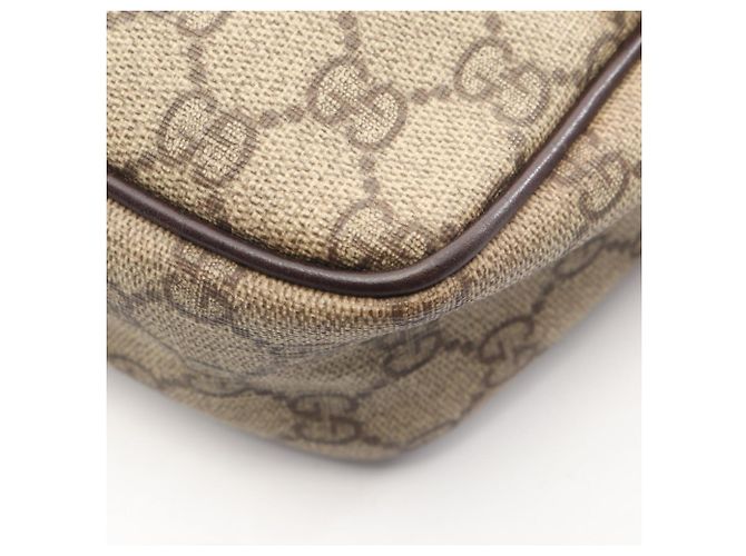 Borsa a Spalla Gucci GG Plus Marrone Beige - vista 5