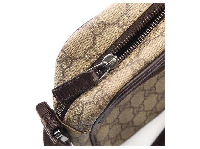 Borsa a Spalla Gucci GG Plus Marrone Beige - vista 8