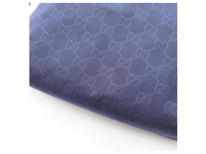 Borsa a tracolla blu con motivo GG Gucci - vista 6