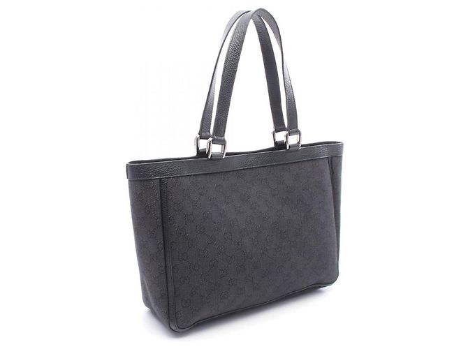 Borsa Tote Abbey GG Canvas Gucci Nero - vista 2