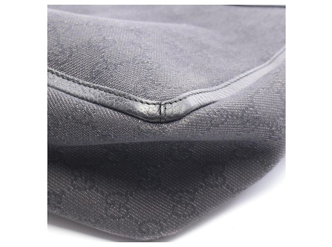 Borsa Tote Abbey GG Canvas Gucci Nero - vista 5