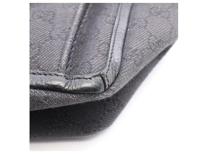 Borsa Tote Abbey GG Canvas Gucci Nero - vista 8