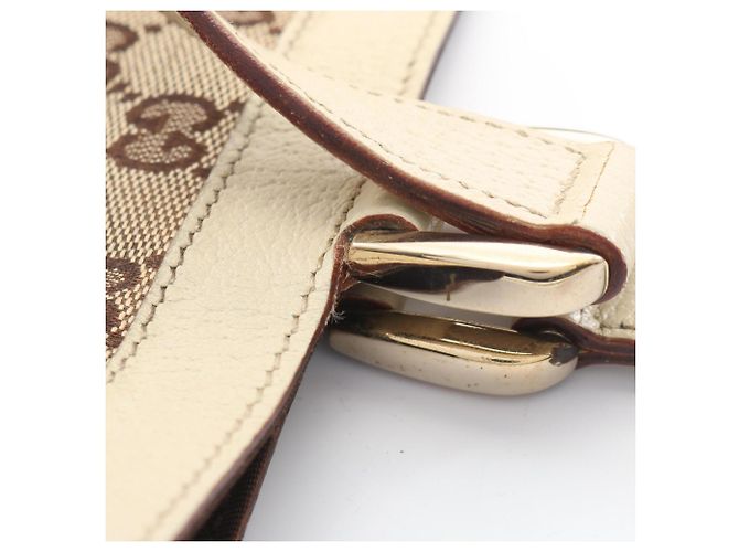 Borsa Tote Abbey GG Canvas di Gucci Beige Crudo - vista 10