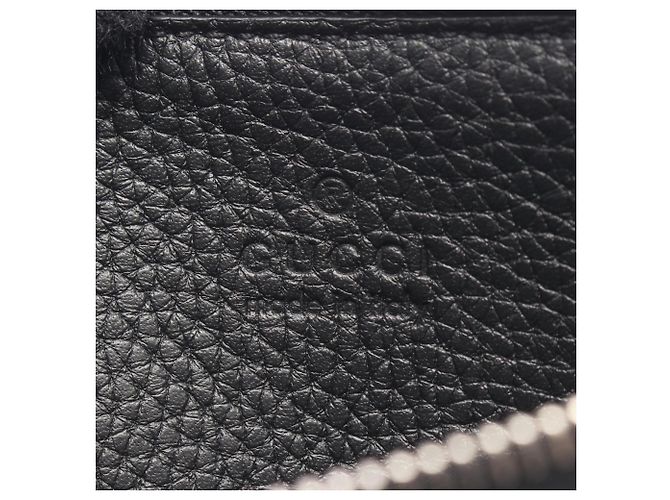 Monedero de cuero negro Gucci - vista 4