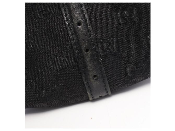 Borsa a tracolla in tela Gucci Interlocking G Nero Rosso Verde - vista 10