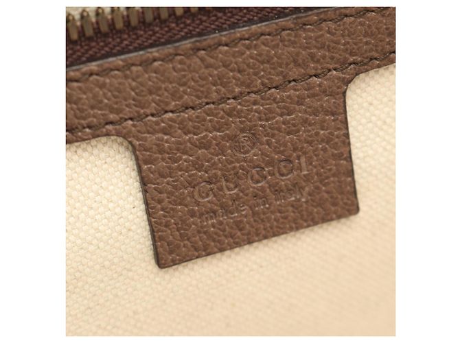 Borsa a tracolla Ophidia GG Gucci Marrone Multicolore Beige - vista 4