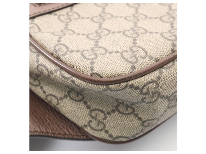 Borsa a tracolla Ophidia GG Gucci Marrone Multicolore Beige - vista 5