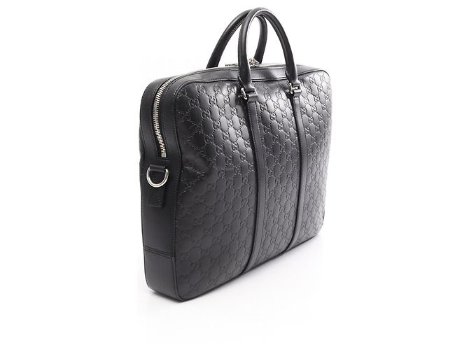Valigetta 2-Way Gucci Guccissima Nero - vista 2