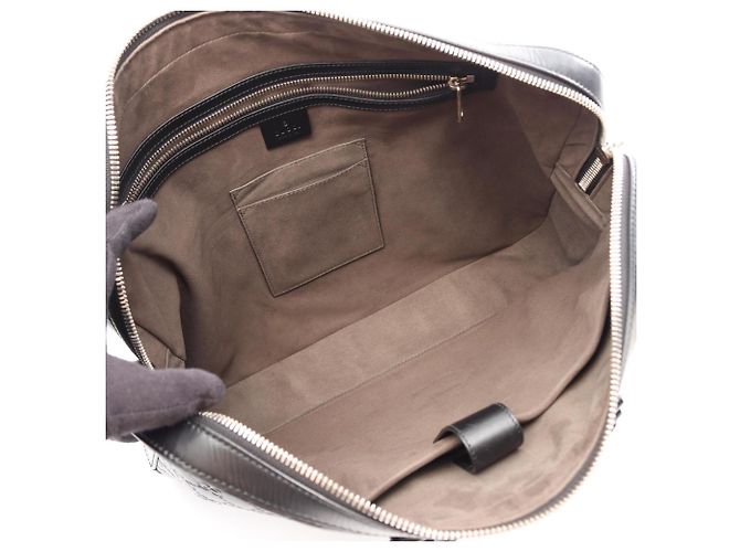 Valigetta 2-Way Gucci Guccissima Nero - vista 3