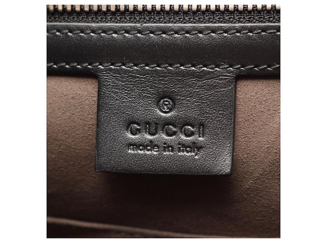Valigetta 2-Way Gucci Guccissima Nero - vista 4