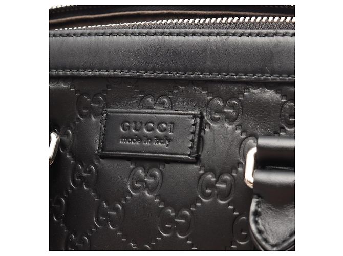 Valigetta 2-Way Gucci Guccissima Nero - vista 7
