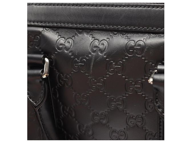 Valigetta 2-Way Gucci Guccissima Nero - vista 8