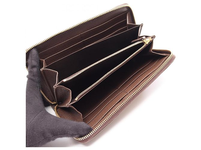 Cartera Continental Jumbo GG Gucci Castaño Beige - vista 3