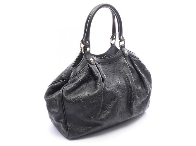 Borsa Gucci Sukey Guccissima Nero - vista 2
