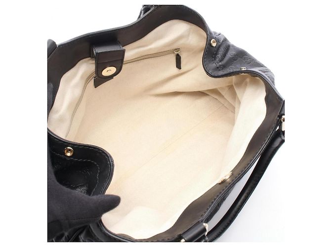 Borsa Gucci Sukey Guccissima Nero - vista 3