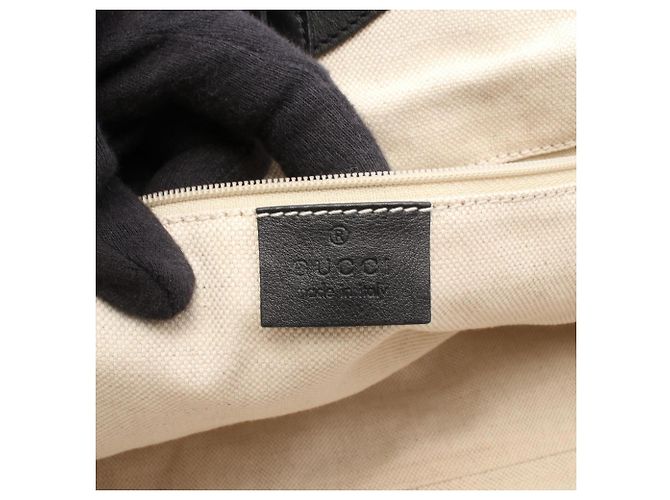 Borsa Gucci Sukey Guccissima Nero - vista 4