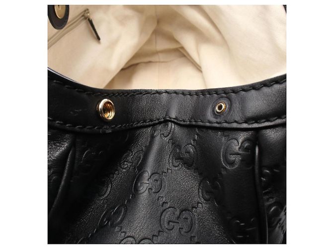 Borsa Gucci Sukey Guccissima Nero - vista 5