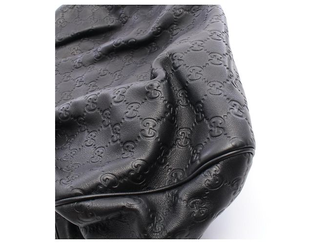 Borsa Gucci Sukey Guccissima Nero - vista 7