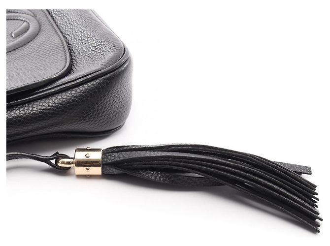 Borsa a Spalla Gucci Soho Interlocking G Nero - vista 11