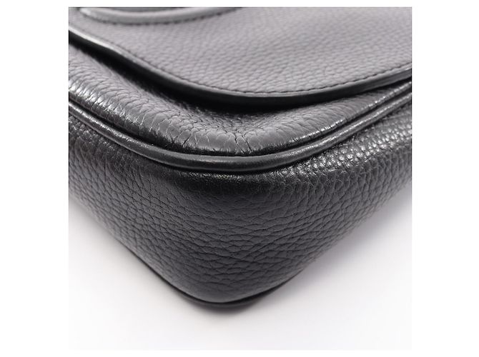 Borsa a Spalla Gucci Soho Interlocking G Nero - vista 9