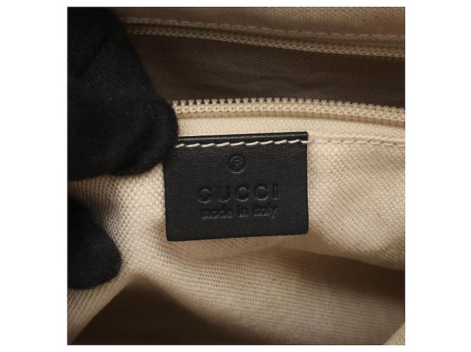 Borsa a Spalla Gucci Diamante Marrone Nero Beige - vista 4