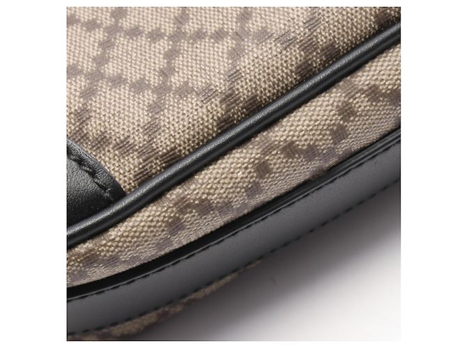 Borsa a Spalla Gucci Diamante Marrone Nero Beige - vista 6