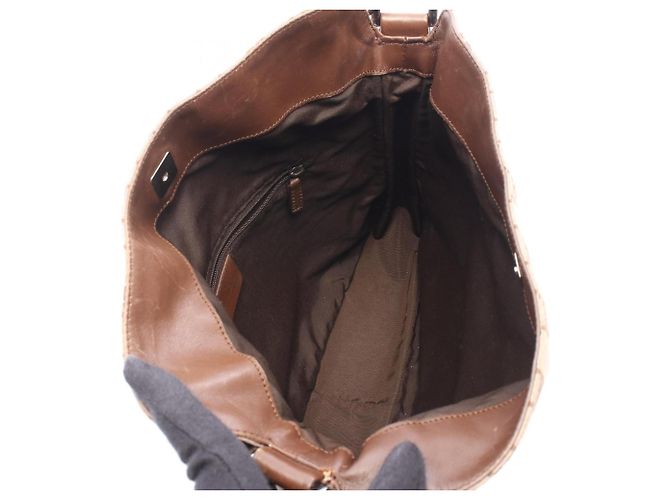 Borsa 2-Way Gucci Bamboo Marrone Rosa - vista 3