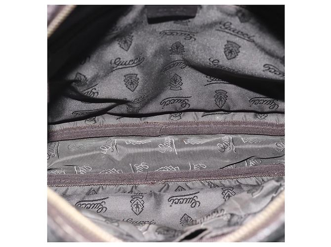 Borsa Messenger Gucci con zip frontale in pelle Guccissima Medium Nero - vista 5