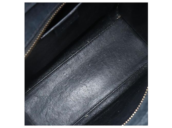 Céline Celine Luggage Canvas y Leather Mini Castaño - vista 5