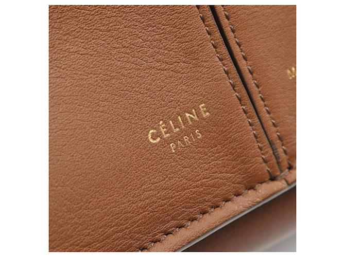 Céline Borsa Tote Celine Trifold Medium Marrone - vista 4