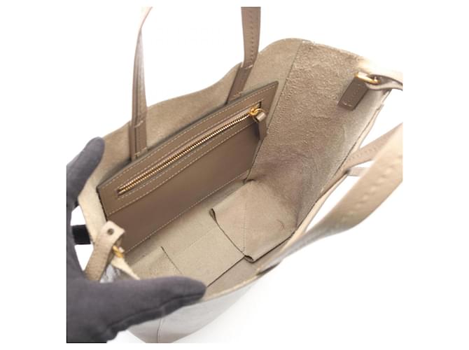 Céline Celine Vertical Small 2-Way Cabas Tasche Beige - Ansicht 3