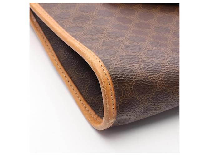Céline Borsa a tracolla con patta Celine Macadam Marrone - vista 7