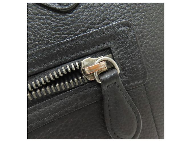 Céline Celine Luggage Micro Handbag Schwarz - Ansicht 14