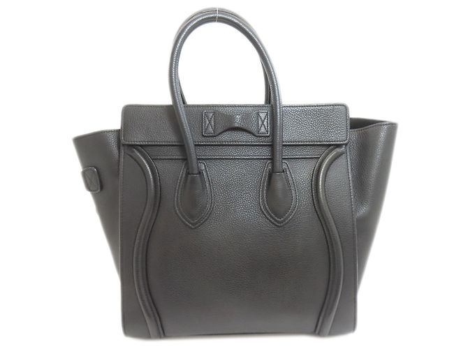 Céline Celine Luggage Micro Handbag Schwarz - Ansicht 2