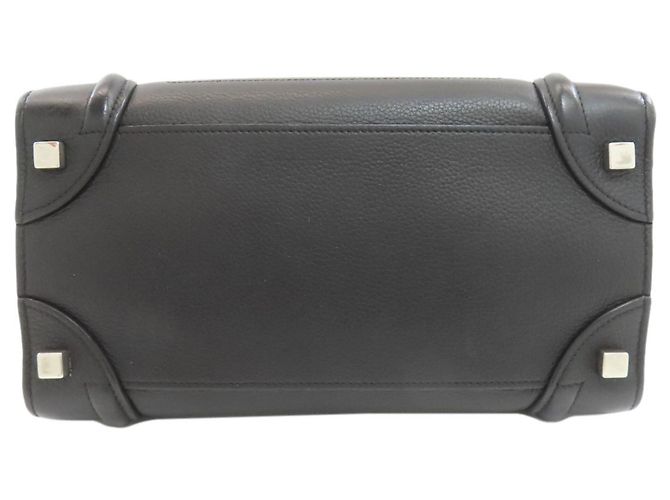 Céline Celine Luggage Micro Handbag Schwarz - Ansicht 4