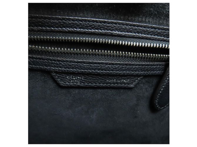 Céline Celine Luggage Micro Handbag Schwarz - Ansicht 6