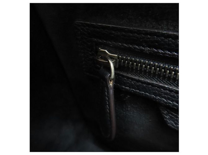 Céline Celine Luggage Micro Handbag Schwarz - Ansicht 7
