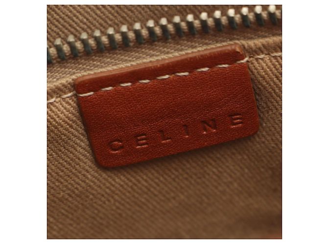 Céline Bolso Tote Celine Macadam Castaño Beige - vista 4
