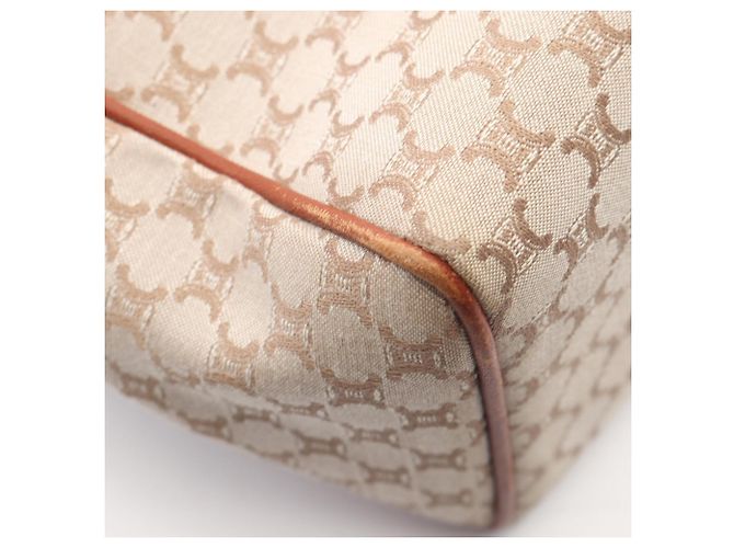 Céline Bolso Tote Celine Macadam Castaño Beige - vista 6