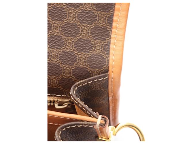 Céline Borsa a tracolla Celine Magadam Marrone - vista 6