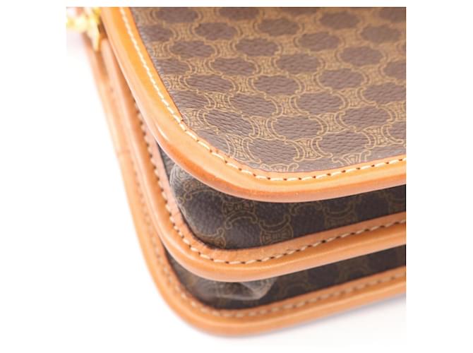 Céline Borsa a tracolla Celine Magadam Marrone - vista 7