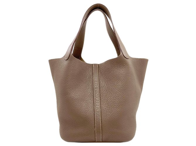 Hermès Hermes Picotin Lock MM Handtasche Taupe - Ansicht 2