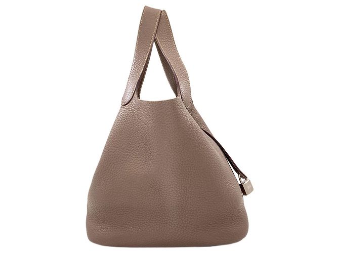 Hermès Hermes Picotin Lock MM Handtasche Taupe - Ansicht 3