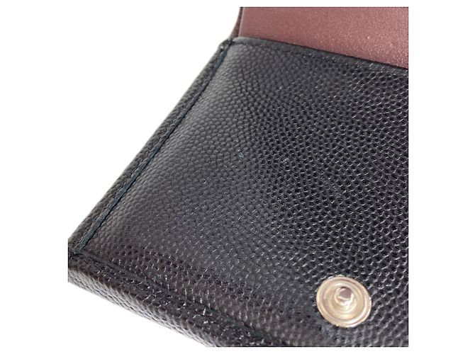 Cartera Tri-fold Matelassé Chanel Negro - vista 10