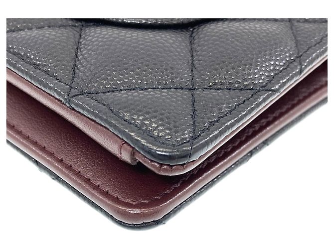 Chanel Matelassé Long Wallet Schwarz - Ansicht 13