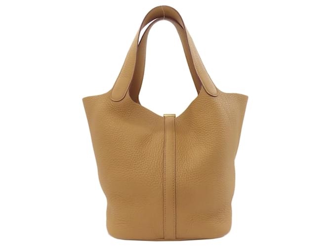 Hermès Borsa Hermes Picotin Lock MM Marrone - vista 2