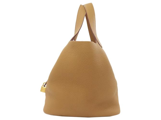 Hermès Borsa Hermes Picotin Lock MM Marrone - vista 3
